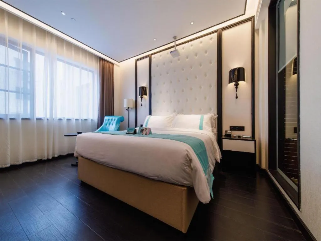 Bed in Xana Hotelle Nanchang Hongdu Middle Avenue Provincial TV Station