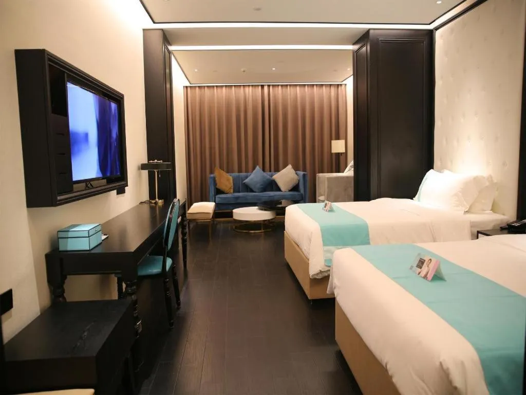 Bed in Xana Hotelle Nanchang Hongdu Middle Avenue Provincial TV Station
