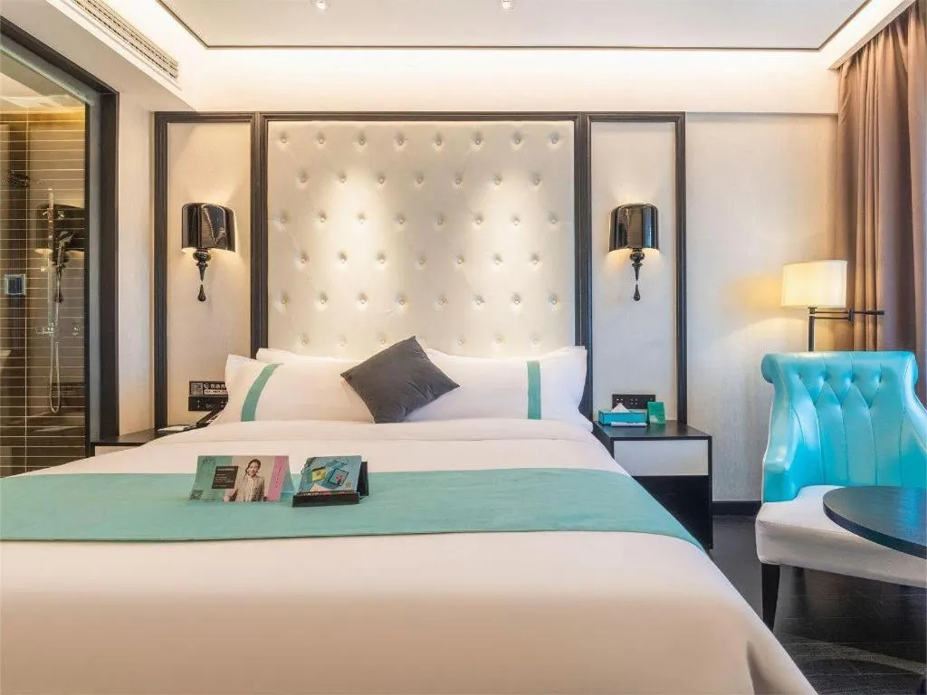 Bed in Xana Hotelle Nanchang Hongdu Middle Avenue Provincial TV Station