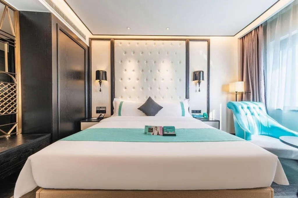 Bed in Xana Hotelle Nanchang Hongdu Middle Avenue Provincial TV Station