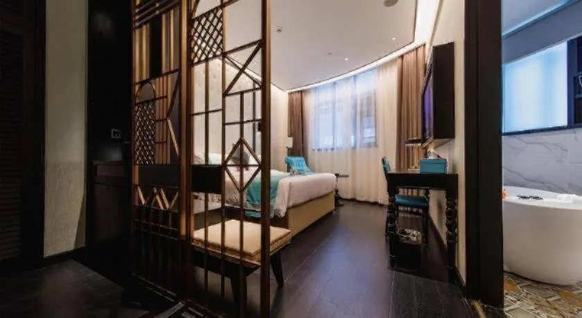 Bed in Xana Hotelle Nanchang Hongdu Middle Avenue Provincial TV Station