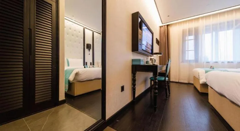 Bed in Xana Hotelle Nanchang Hongdu Middle Avenue Provincial TV Station