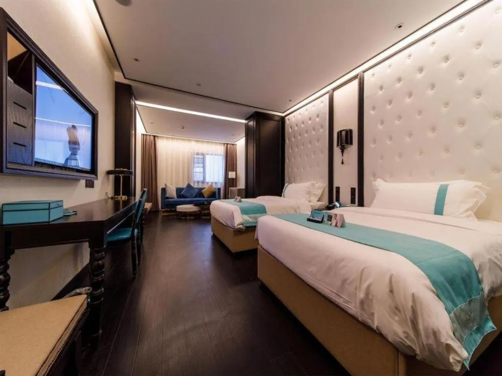 Bed in Xana Hotelle Nanchang Hongdu Middle Avenue Provincial TV Station