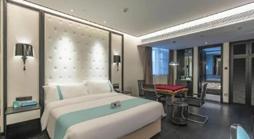 Bed in Xana Hotelle Nanchang Hongdu Middle Avenue Provincial TV Station