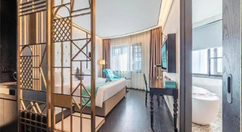 Bed in Xana Hotelle Nanchang Hongdu Middle Avenue Provincial TV Station