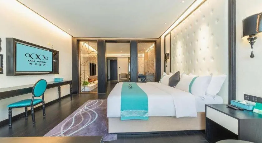 Bed in Xana Hotelle Nanchang Hongdu Middle Avenue Provincial TV Station
