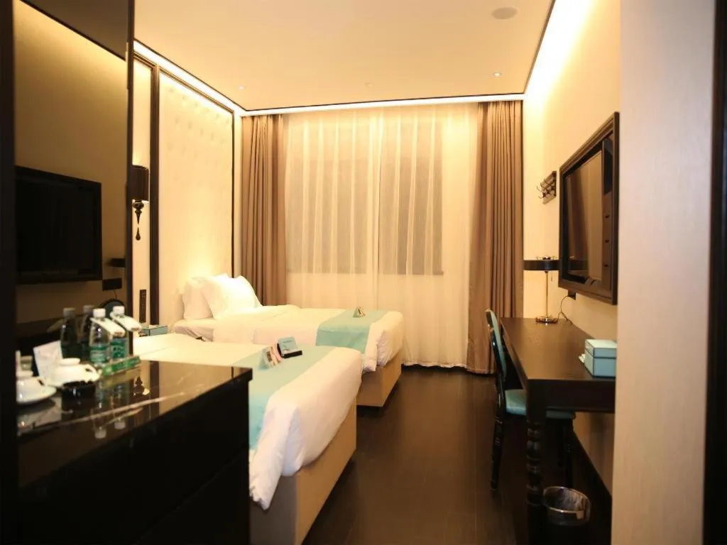 Bed in Xana Hotelle Nanchang Hongdu Middle Avenue Provincial TV Station