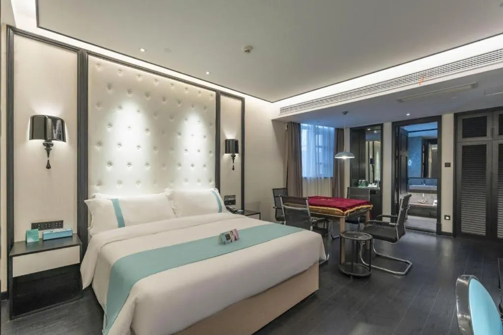 Bed in Xana Hotelle Nanchang Hongdu Middle Avenue Provincial TV Station