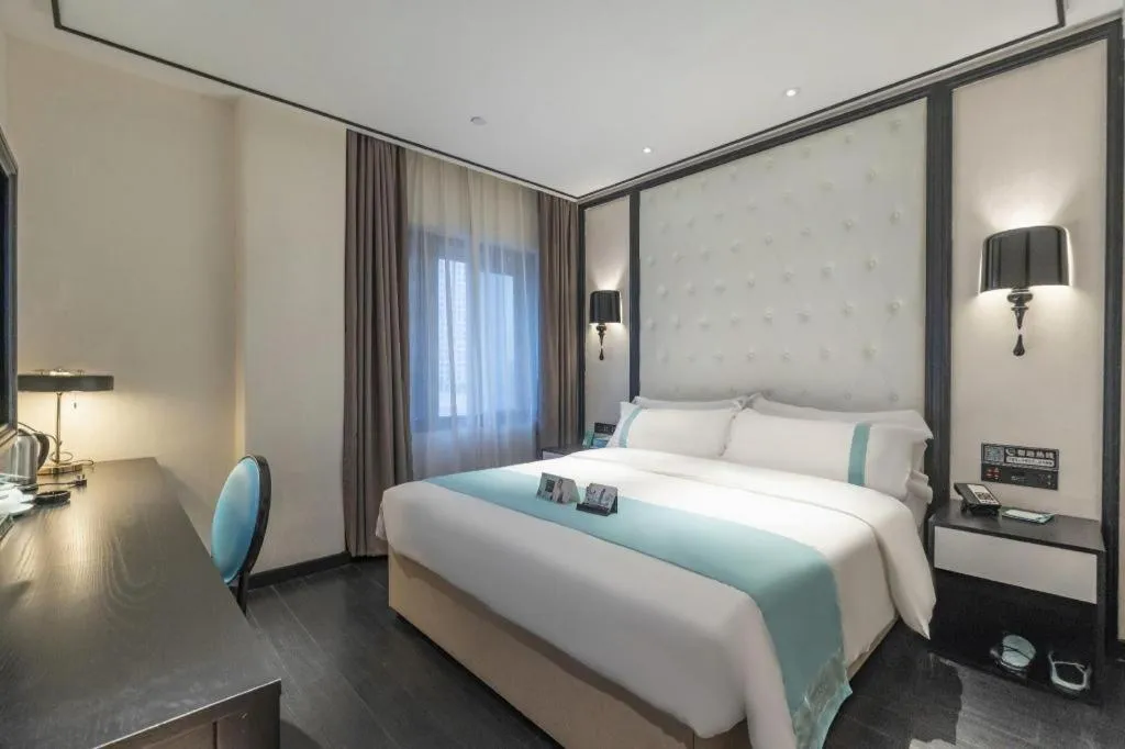 Bed in Xana Hotelle Nanchang Hongdu Middle Avenue Provincial TV Station