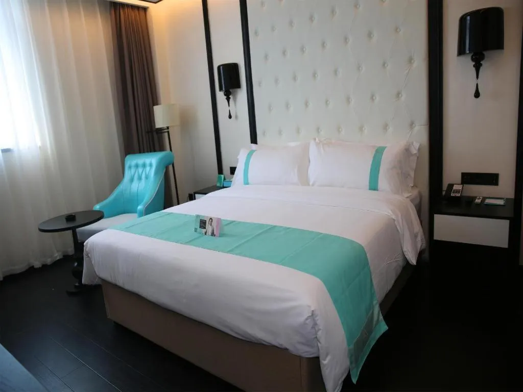 Bed in Xana Hotelle Nanchang Hongdu Middle Avenue Provincial TV Station