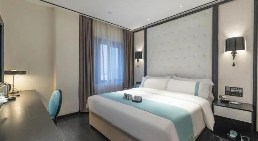 Bed in Xana Hotelle Nanchang Hongdu Middle Avenue Provincial TV Station