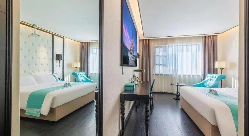 Bed in Xana Hotelle Nanchang Hongdu Middle Avenue Provincial TV Station