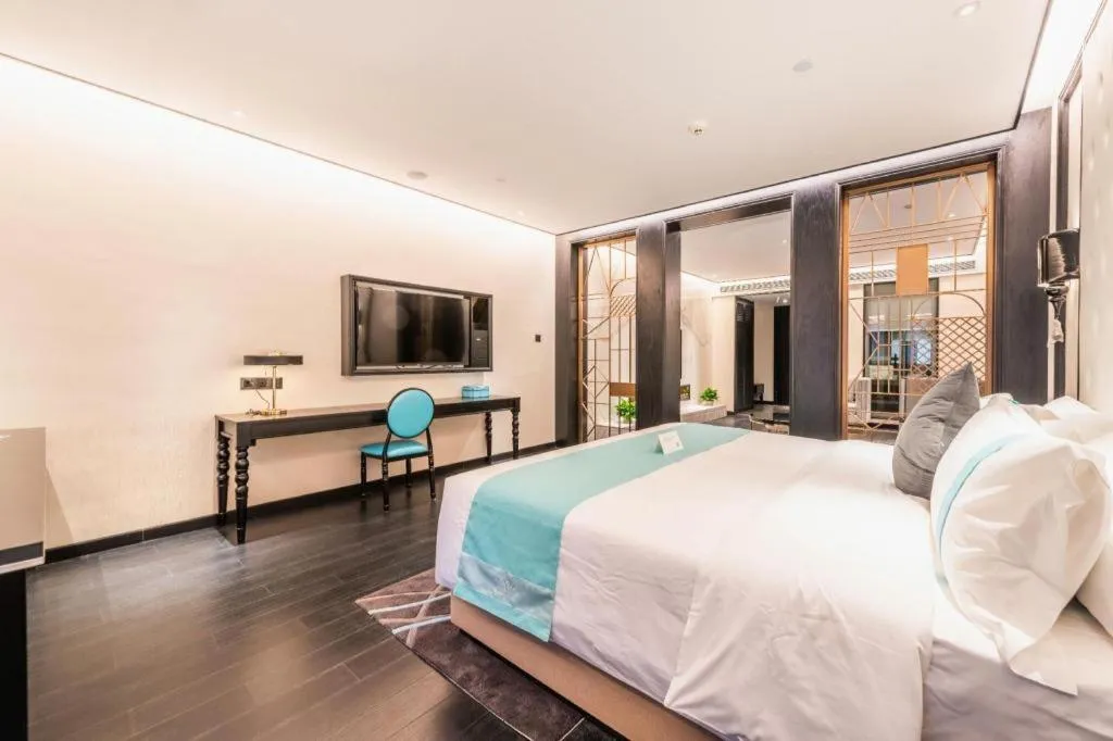 Bed in Xana Hotelle Nanchang Hongdu Middle Avenue Provincial TV Station