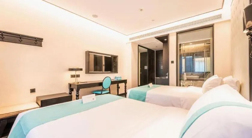 Bed in Xana Hotelle Nanchang Hongdu Middle Avenue Provincial TV Station