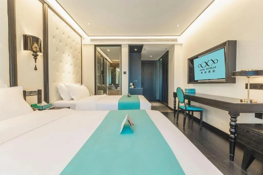 Bed in Xana Hotelle Nanchang Hongdu Middle Avenue Provincial TV Station