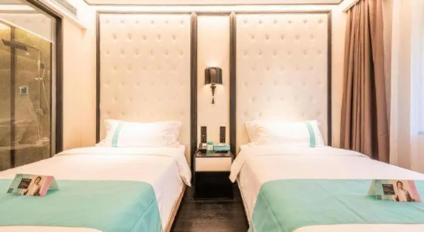 Bed in Xana Hotelle Nanchang Hongdu Middle Avenue Provincial TV Station