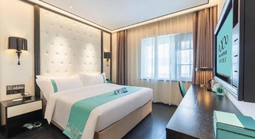 Bed in Xana Hotelle Nanchang Hongdu Middle Avenue Provincial TV Station