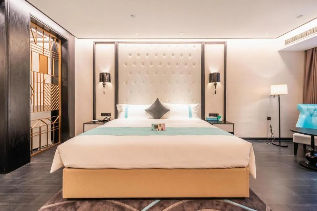 Bed in Xana Hotelle Nanchang Hongdu Middle Avenue Provincial TV Station