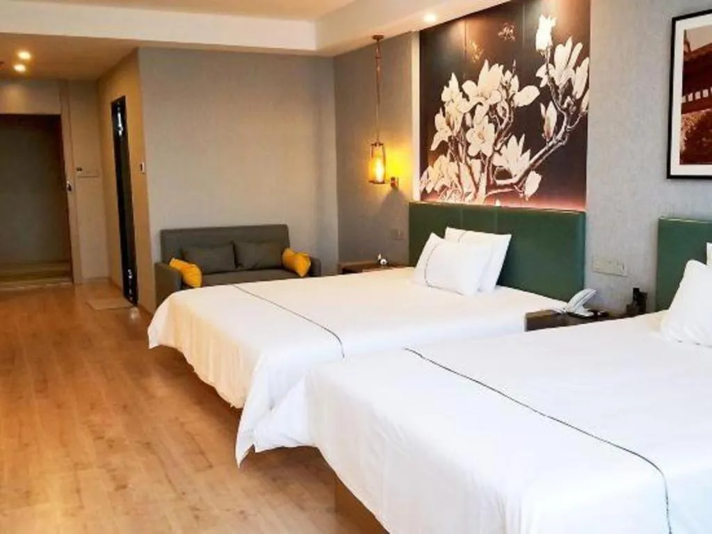 Bed in Magnotel Nanjing Lishui Baota Bei Road