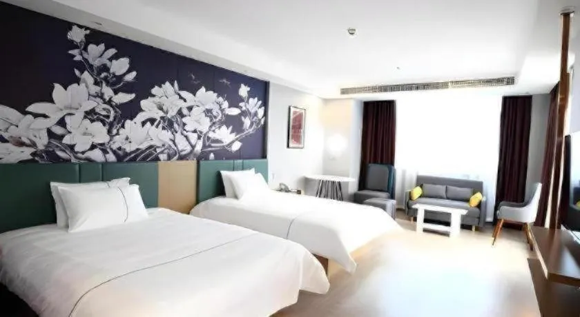 Bed in Magnotel Nanjing Lishui Baota Bei Road