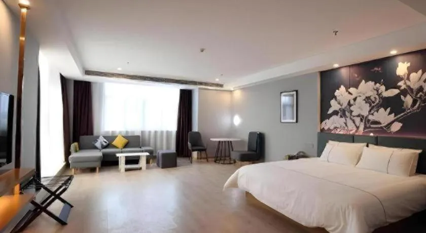 Bed in Magnotel Nanjing Lishui Baota Bei Road