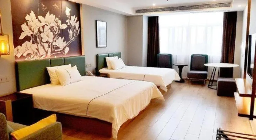 Bed in Magnotel Nanjing Lishui Baota Bei Road