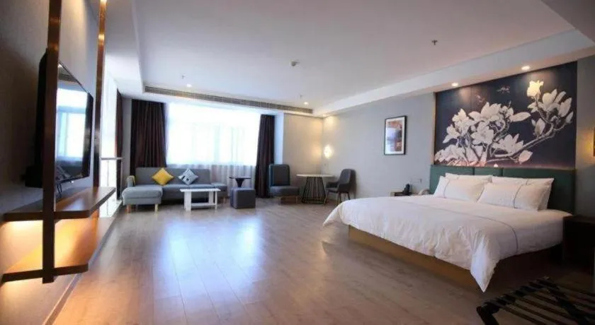 Bed in Magnotel Nanjing Lishui Baota Bei Road