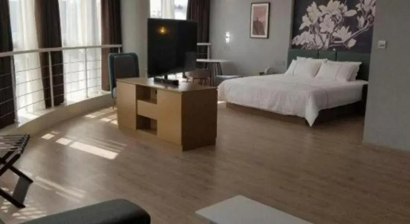 Bed in Magnotel Nanjing Lishui Baota Bei Road