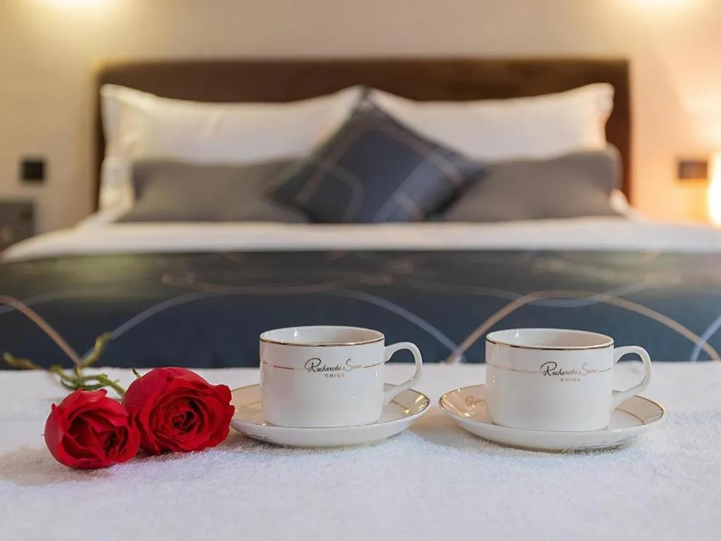 Bed in Chonpines Hotel Jining Quanmin Fitness Plaza