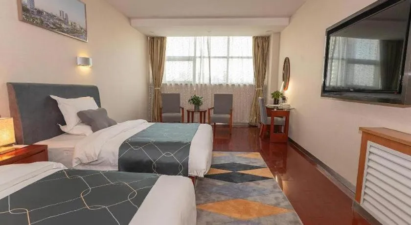 Bed in Chonpines Hotel Jining Quanmin Fitness Plaza