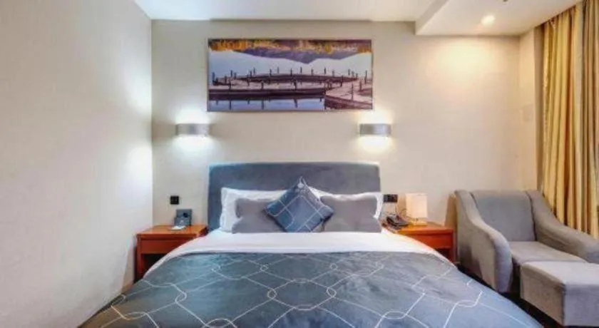 Bed in Chonpines Hotel Jining Quanmin Fitness Plaza