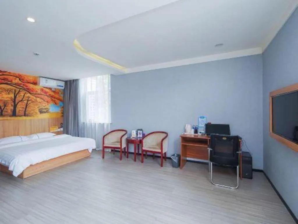 Bed in PAI Hotels Shijiazhuang Railway Station West Square