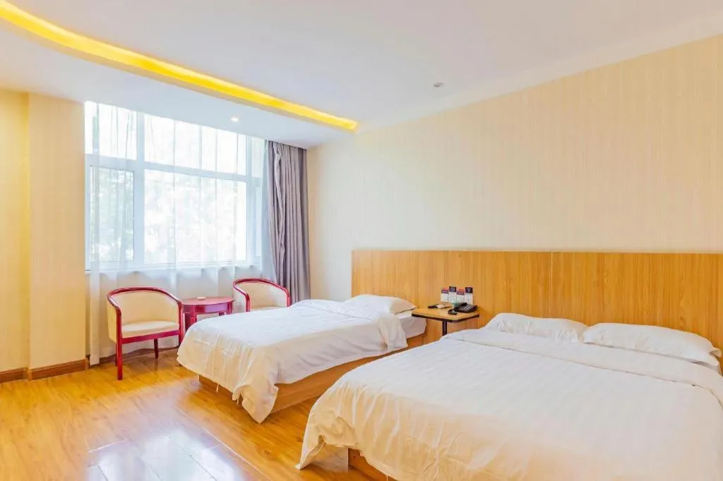 Bed in PAI Hotels Shijiazhuang Railway Station West Square
