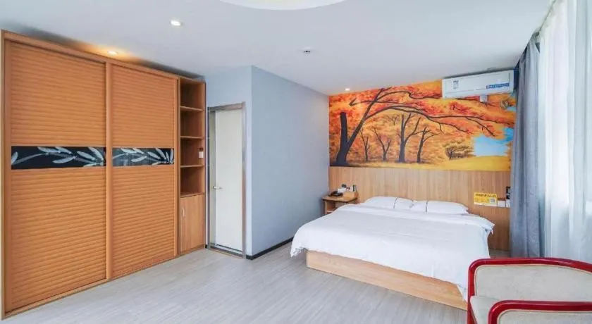 Bed in PAI Hotels Shijiazhuang Railway Station West Square