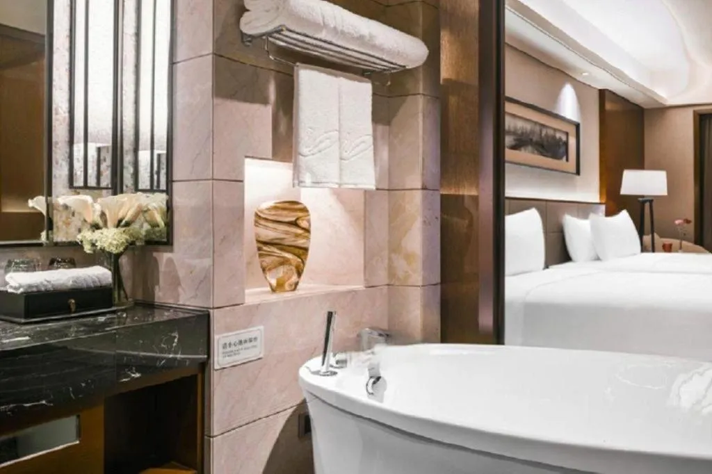 Bed in Country Garden Phoenix Hotel Yiyang