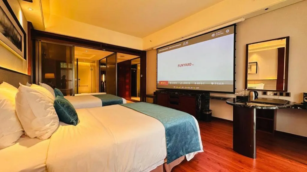 Bed in Country Garden Phoenix Hotel Yiyang