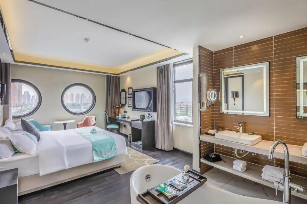 Bed in Xana Hotelle Tangshan North Railway Station