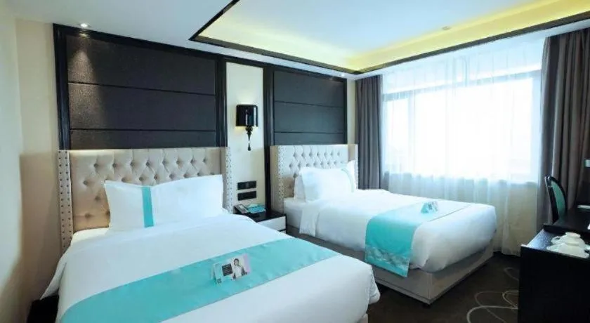 Bed in Xana Hotelle Tangshan North Railway Station