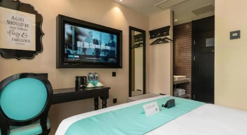 Bed in Xana Hotelle Tangshan North Railway Station