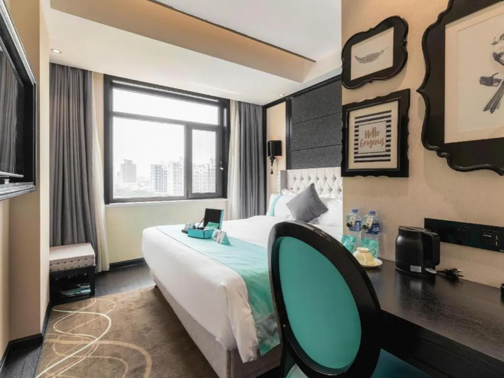 Bed in Xana Hotelle Tangshan North Railway Station