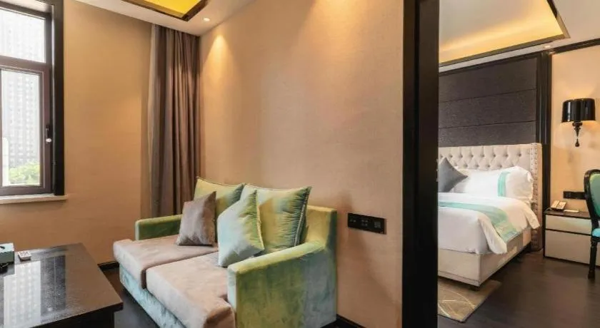 Bed in Xana Hotelle Tangshan North Railway Station