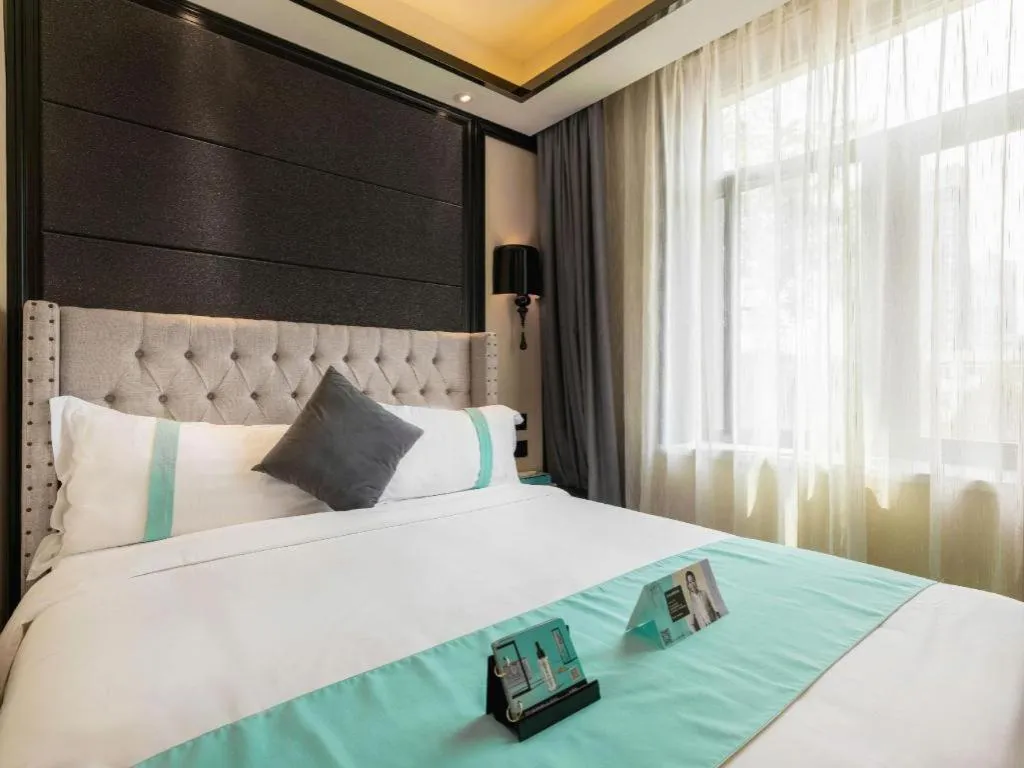 Bed in Xana Hotelle Tangshan North Railway Station