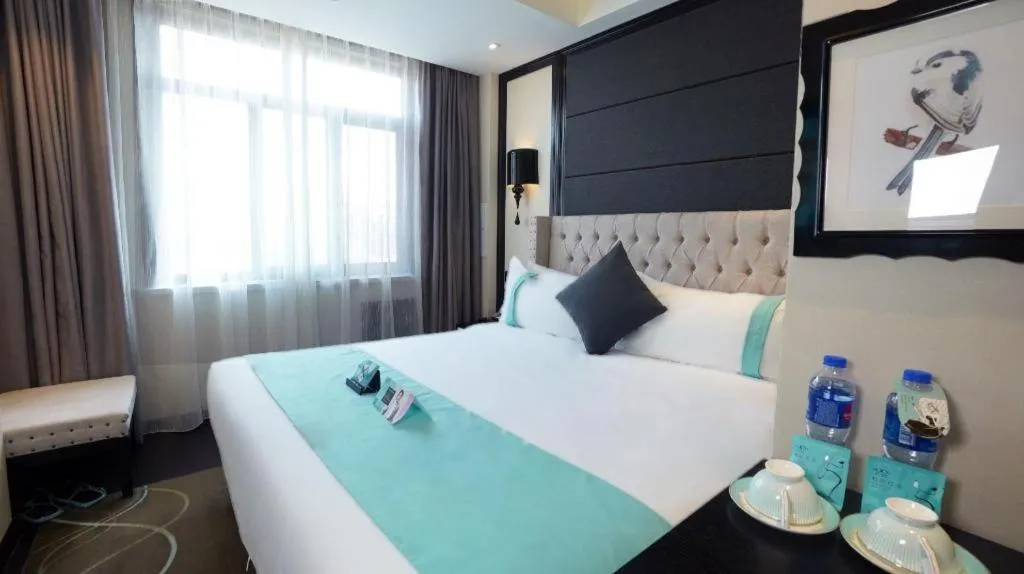 Bed in Xana Hotelle Tangshan North Railway Station