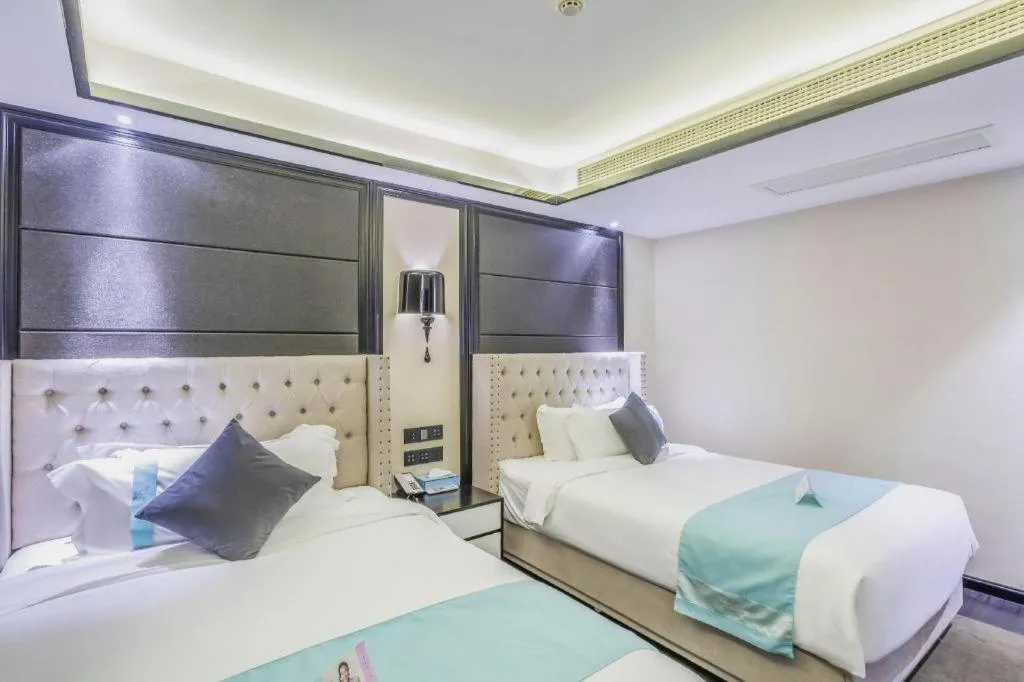 Bed in Xana Hotelle Tangshan North Railway Station