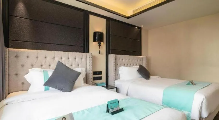 Bed in Xana Hotelle Tangshan North Railway Station