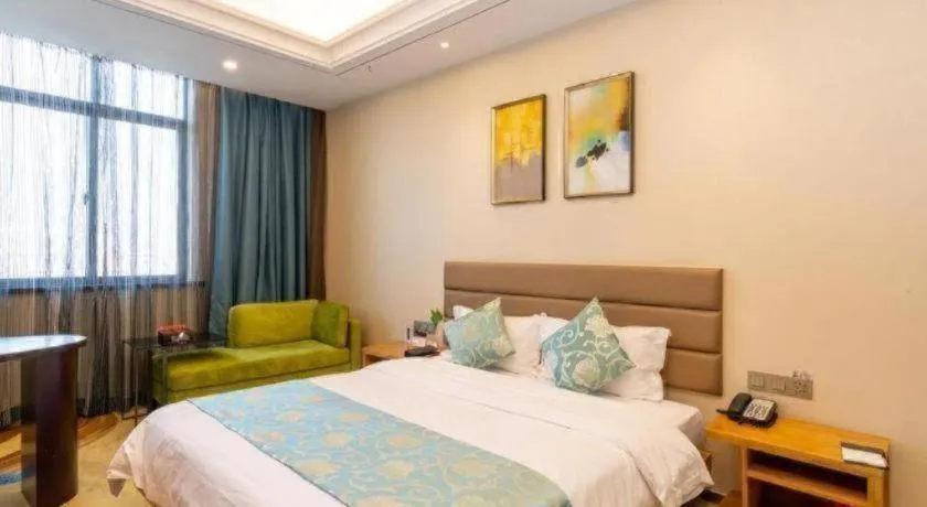 Bed in Ramada by Wyndham Taixing