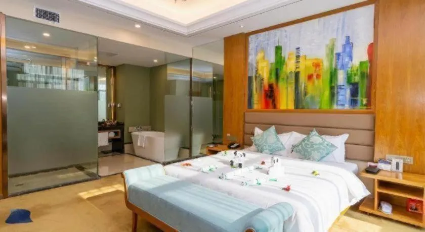 Bed in Ramada by Wyndham Taixing