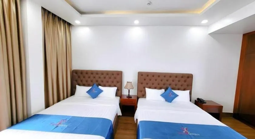 Bed in SPRING GARDEN HOTEL LK