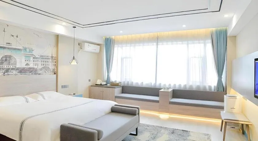 Bed in Urban Garden Hotel Chengyang District Government Liuting Airport