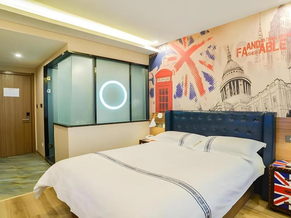 Bed in Urban Garden Hotel Chengyang District Government Liuting Airport